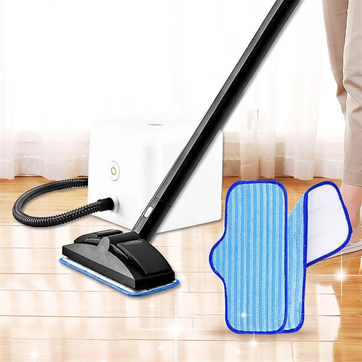 

BFYLE 10pcs of Premium Microfiber Pads,for Dupray Neat Steam Cleaner, Durable, Reusable and Machine Washable