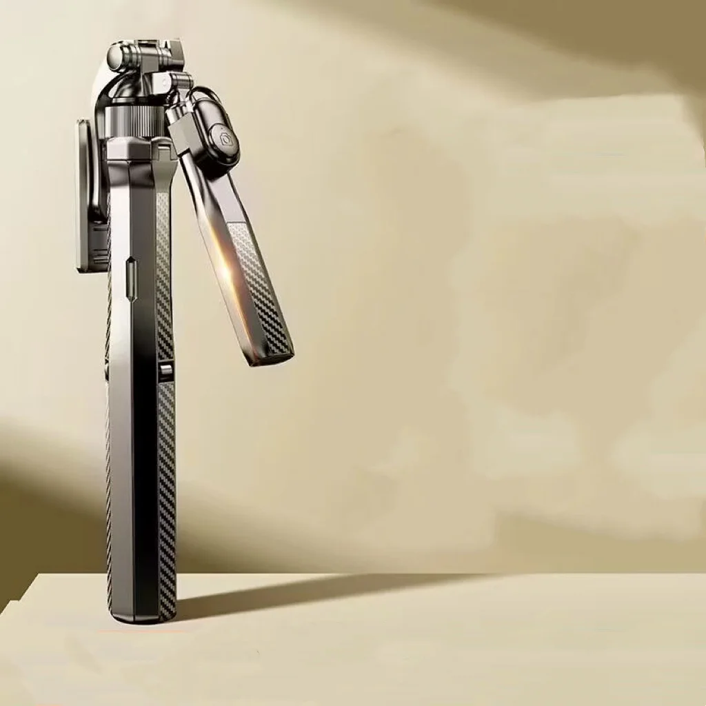 ไม้เซลฟี่แบบอัตโนมัติเต็มรูปแบบขาตั้งกล้องอเนกประสงค์ที่จับโทรศัพท์มือถือไฟเสริมสำหรับถ่ายภาพตั้งโต๊ะ