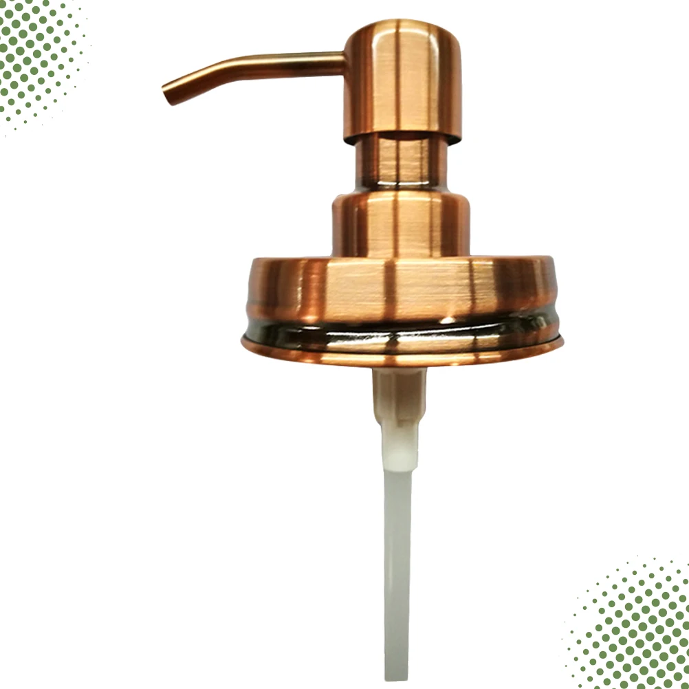 

Metal Pump Head Soap Dispenser Stainless Steel Press Type Lotion Bottle Replacement Fits Most Bottles Easy Control Efficient H