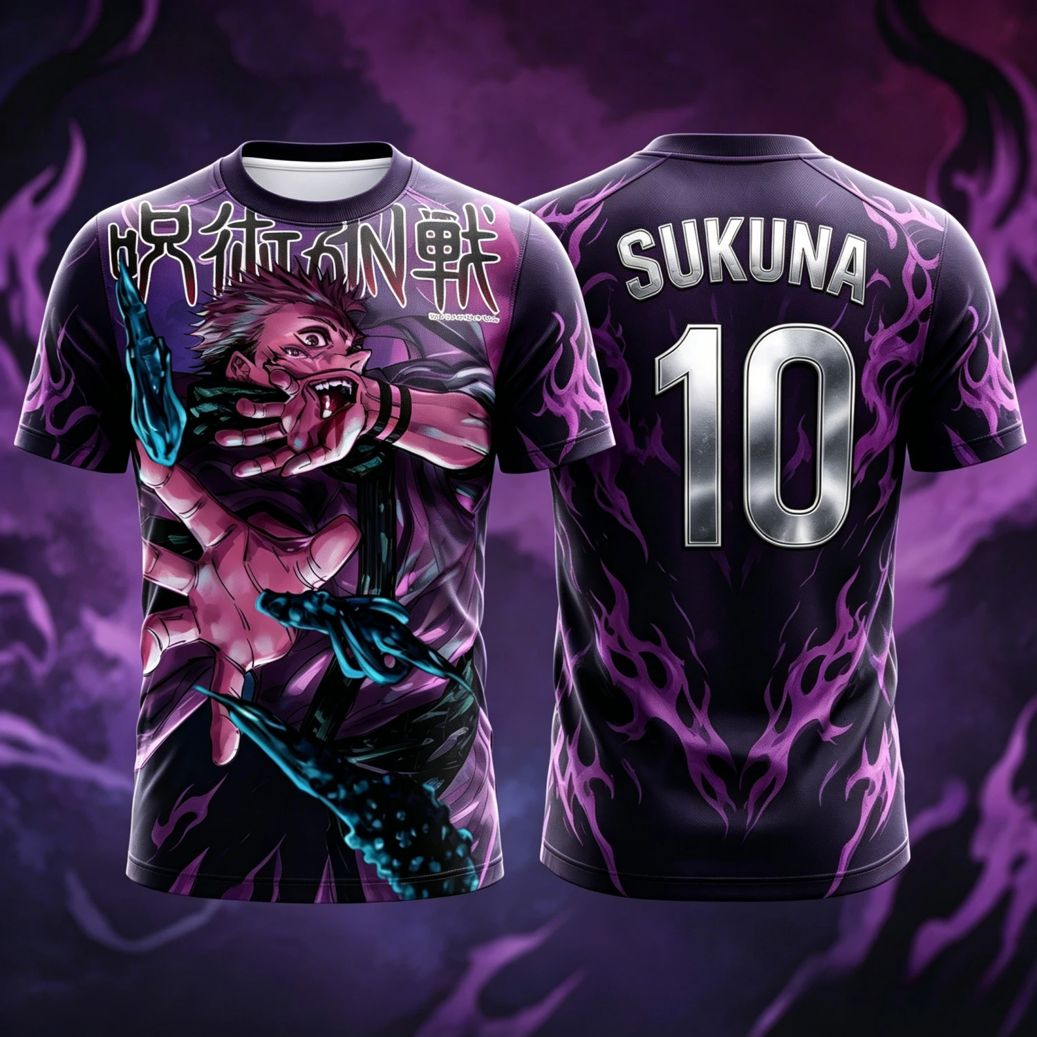 2026 Summer Jujutsu Kaisen Retro Cosplay T-shirt Men's 3D Printed Jiu Jitsu Short-sleeved Family Unisex Children's Sports Shirt