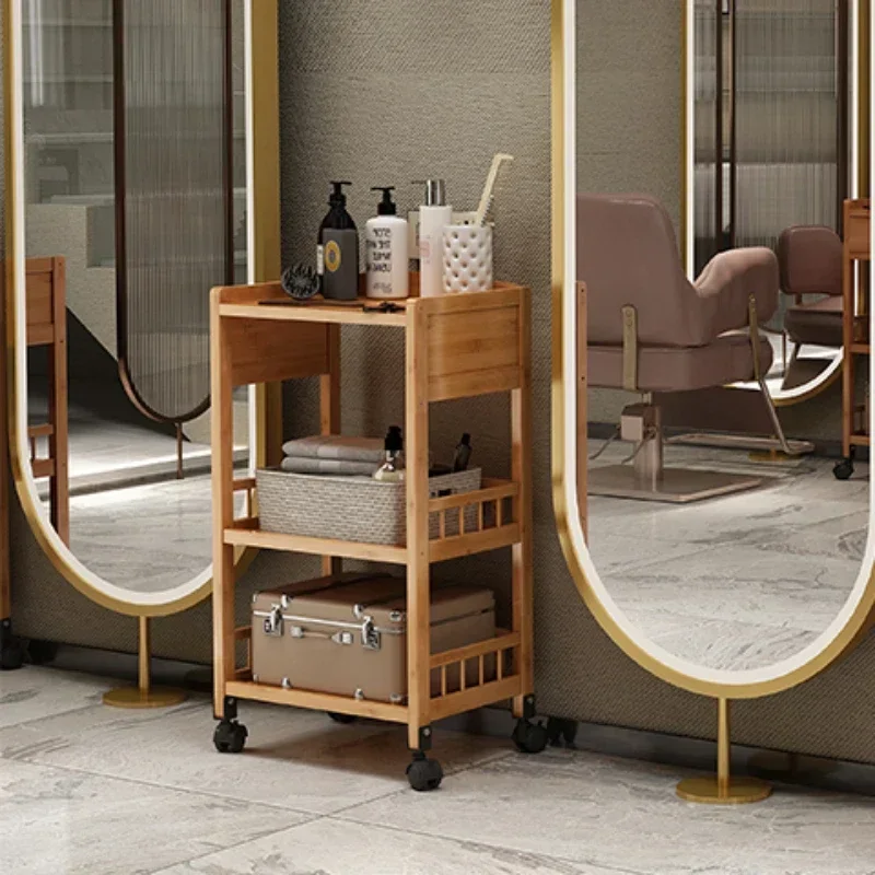 Beauty Salon Trolley Cosmetic Hairdresser Storage Salon Trolley Medical Hospital Makeup Carrello Con Ruote Furniture