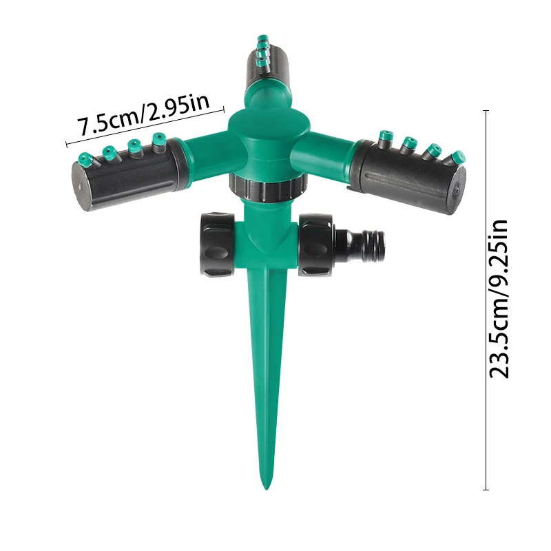360 ° Rotating Garden Sprinkler Head, High-Pressure Automatic Lawn Irrigation, Used For Courtyard, Lawn And Garden Irrigation