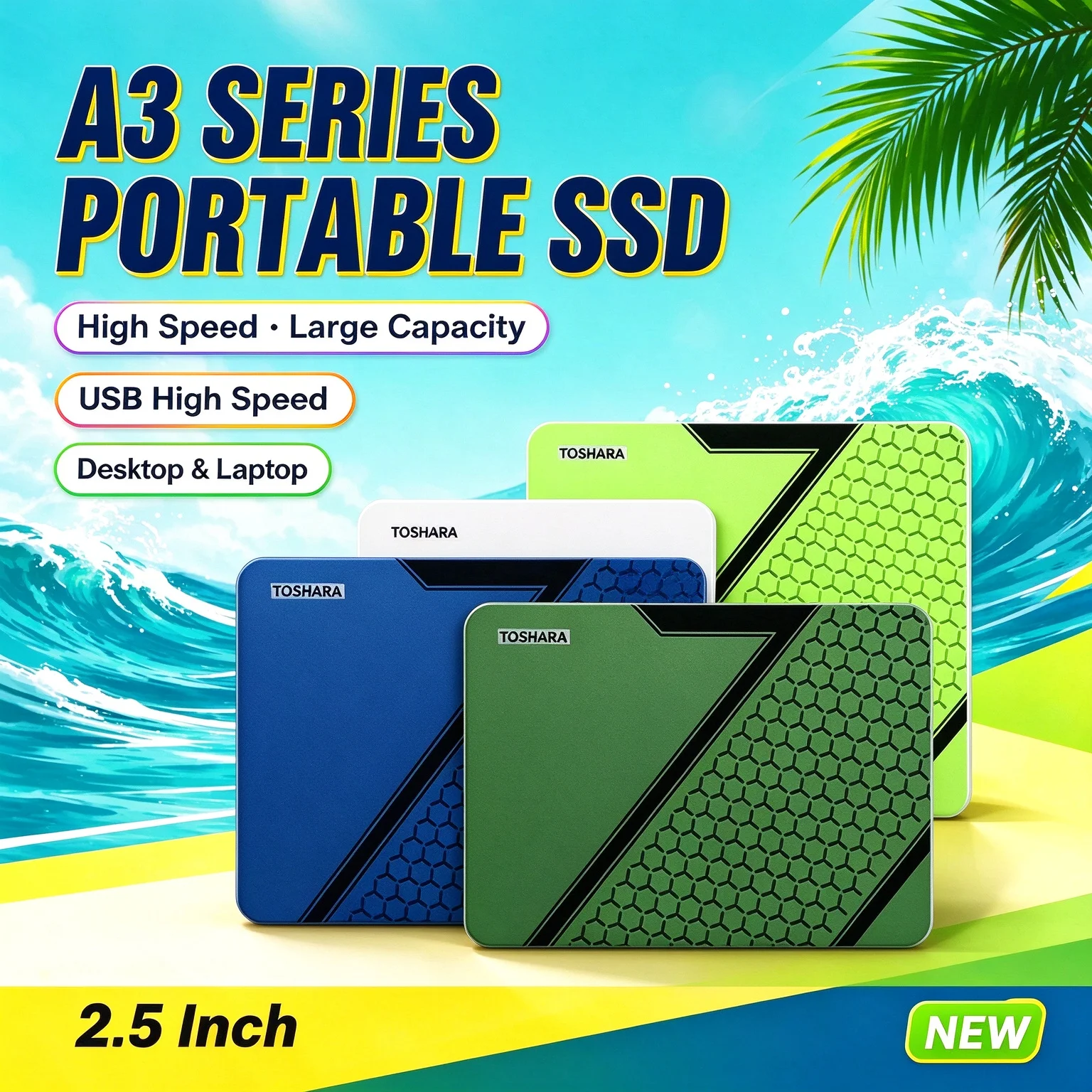 A3 Series New High Speed 4TB Solid State Disk SSD 500GB - 4TB Internal SSD Hard Drive For Laptop Microcomputer Desktop Best
