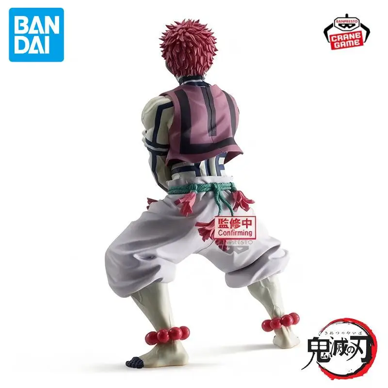 Figurki Bandai Original Banpresto Akaza, oryginalne, dostępne od ręki, figurki anime z PVC, statuetki, kreskówkowe figurki akcji, lalki, zabawki dla dzieci, ozdoby, prezenty na festiwale.