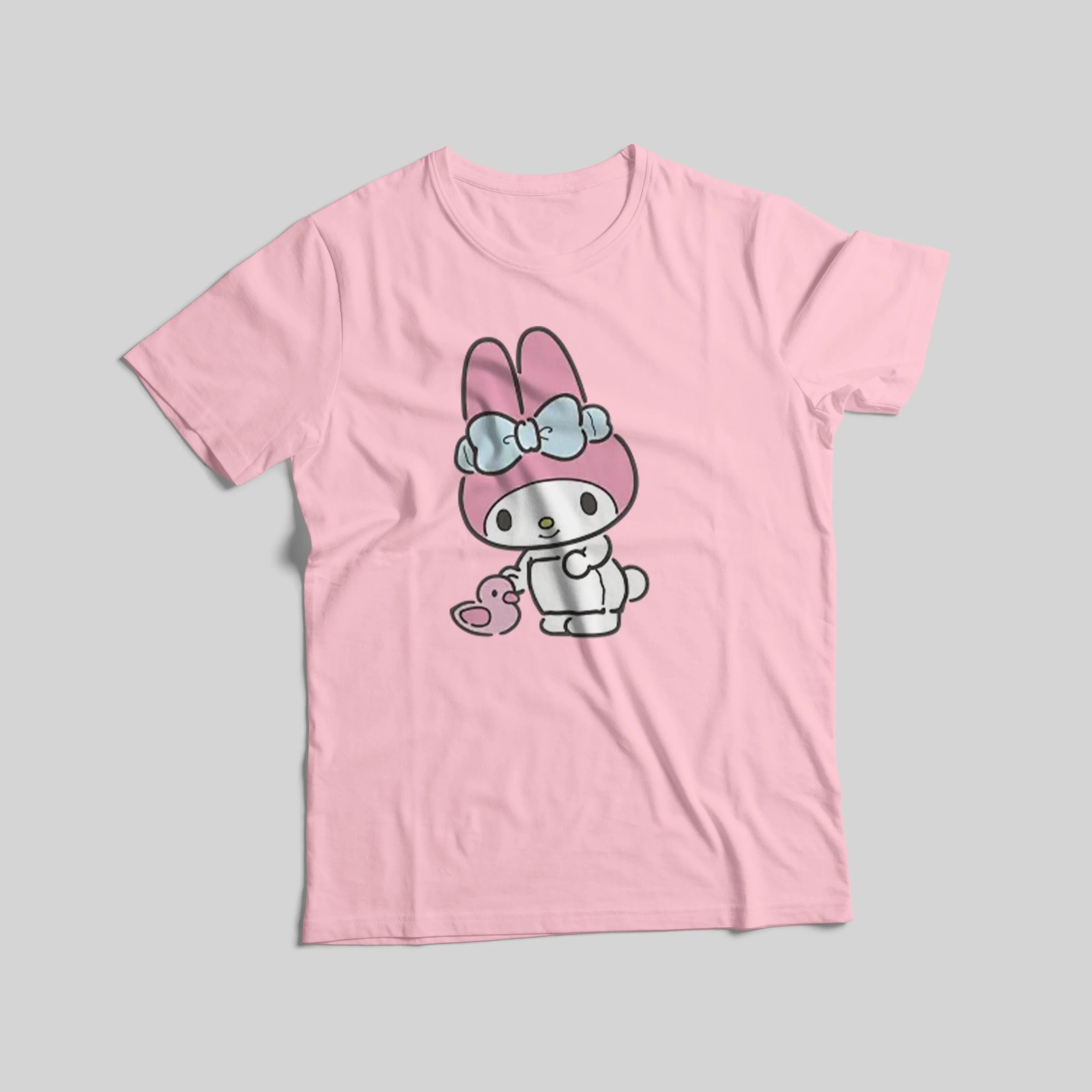 

Sanrio Series Printed T-shirts, 100% cotton, available in 8 colors, best-selling basic style Mommy and Me / women's clothing