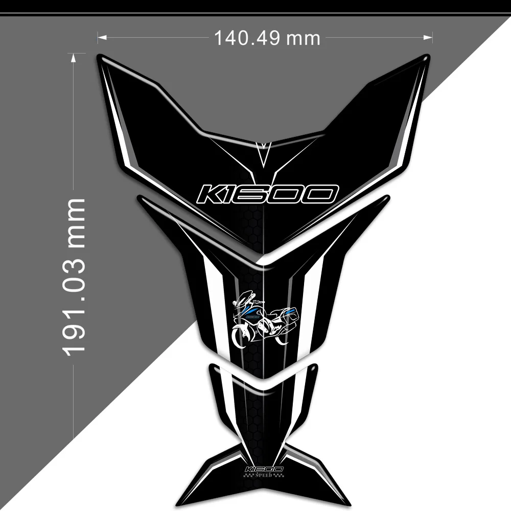 For K1600 B GT GTL  K1600 K1600GT K1600GTL K1600B Motorcycle Tank Pad Fuel Oil Kit Knee Protector Decal Stickers