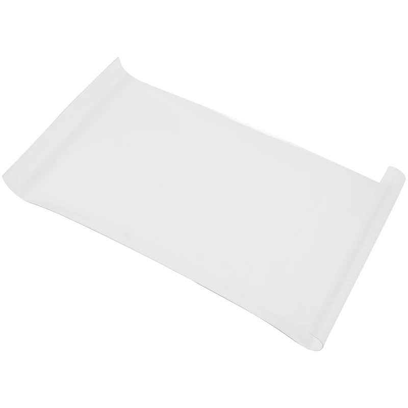 Almohadilla de escritorio transparente, estera de escritura de escritorio suave de PVC texturizado antideslizante de 35,5 pulgadas x 17,7 pulgadas, protector de escritorio con bordes redondos