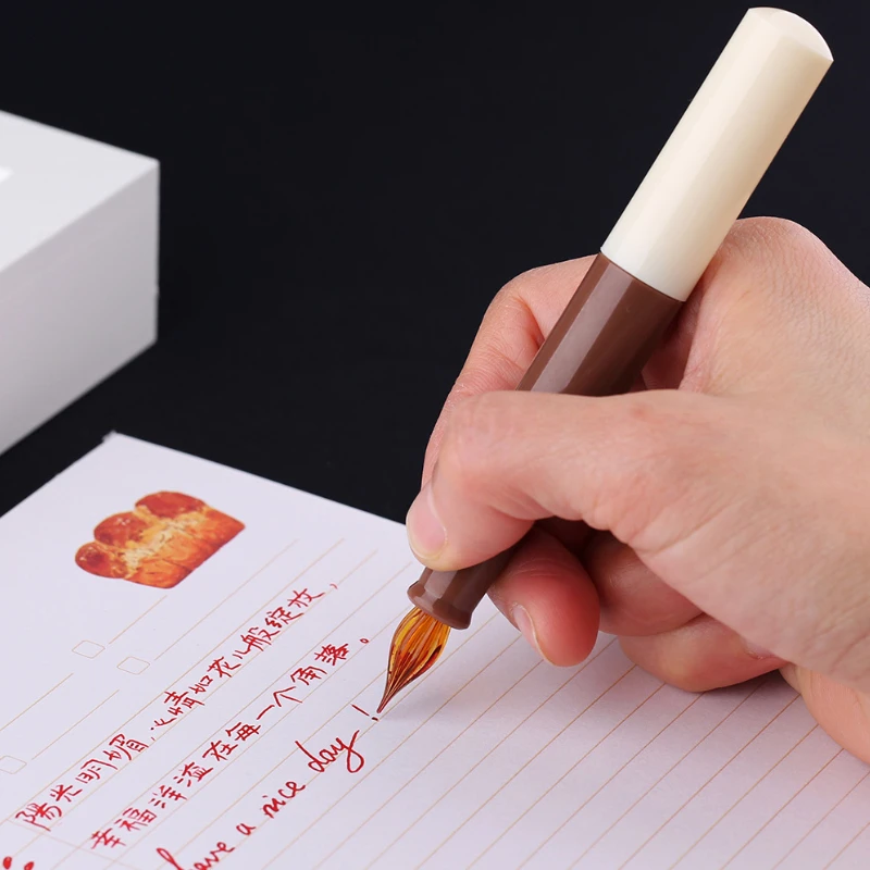 MAJOHN No.1 Ponta de vidro colorida transparente Dip Pen Tip Universal Pen Tip Set (compatível com M2C3V1 Maru Color N12)