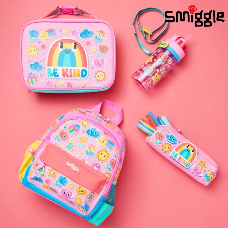 New Australia Smiggle School Bags Cartoon Series Backpack Lunch Bag Water Bottle Student Gift Need To Purchase Individually