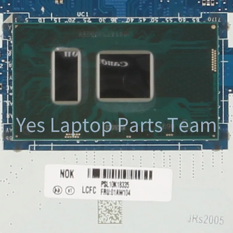 NM-A561 para lenovo thinkpad e560 portátil mainboard fru 01aw105 sr2ey I5-6200U uma notebook placa-mãe testado