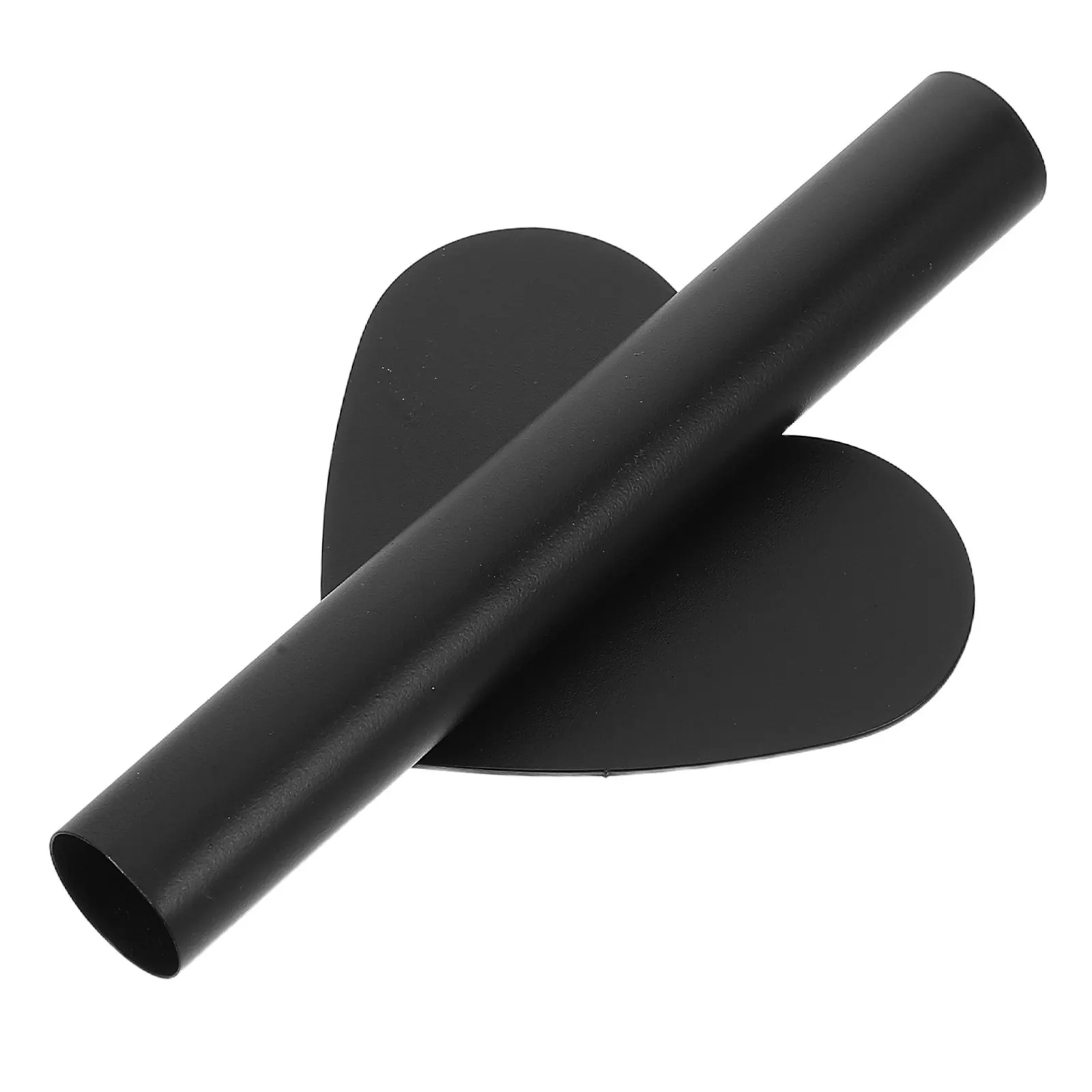 Wall Mounted Flower Vases Stainless Steel Heart Shape Black Wall Vase Tube Mount Plant Hanging Planter Romantic No Drill