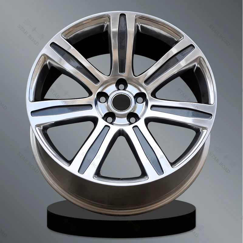 RCSR 17 18 19 20 21 22 23 24 inch Passenger Car Polish Wheel Aluminum Alloy SUV Rim for Sport Ford Mustang  Touareg