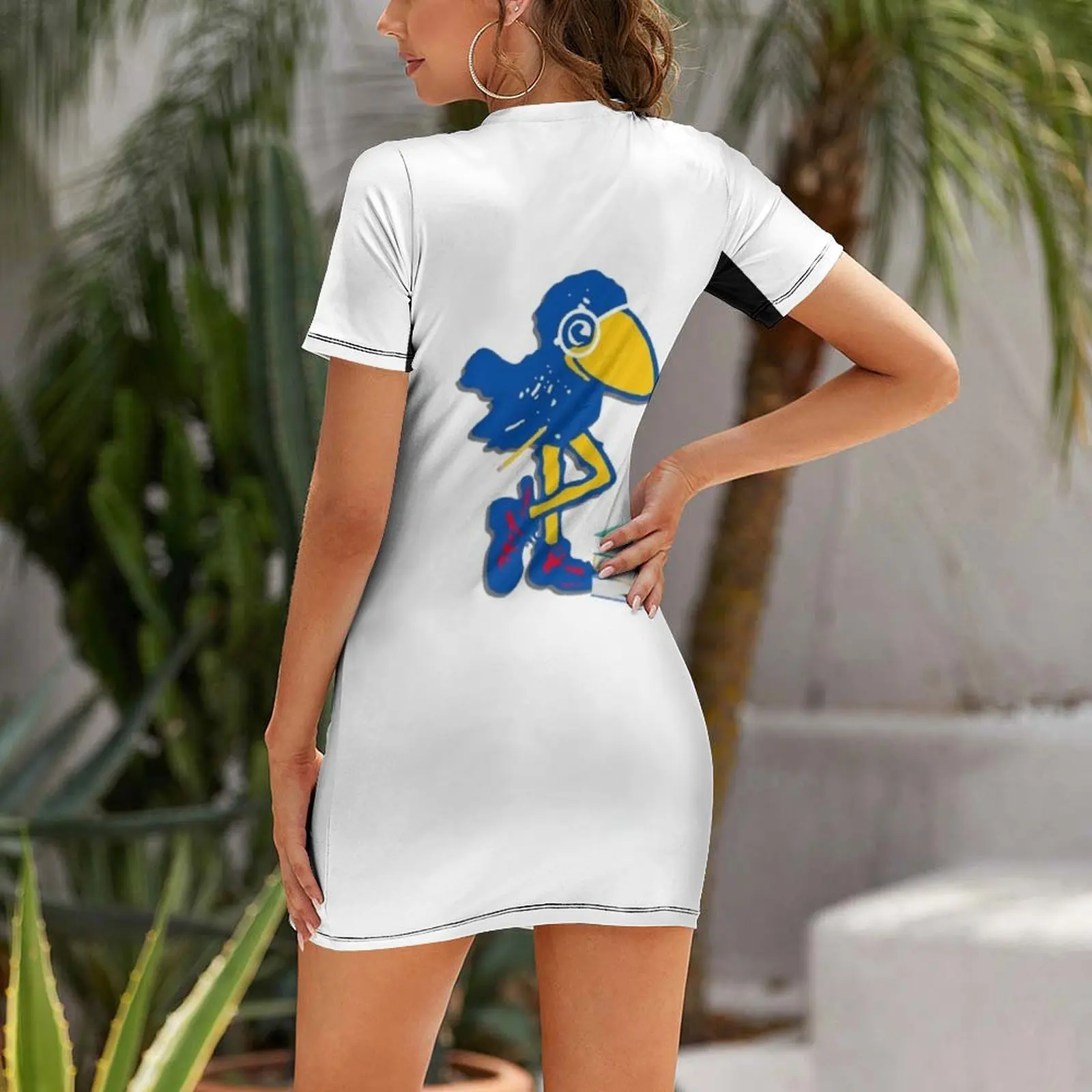 KU Jayhawk Nerd (Original Design) Short Sleeved Dress dresses for woman clothes women's summer dress 2024