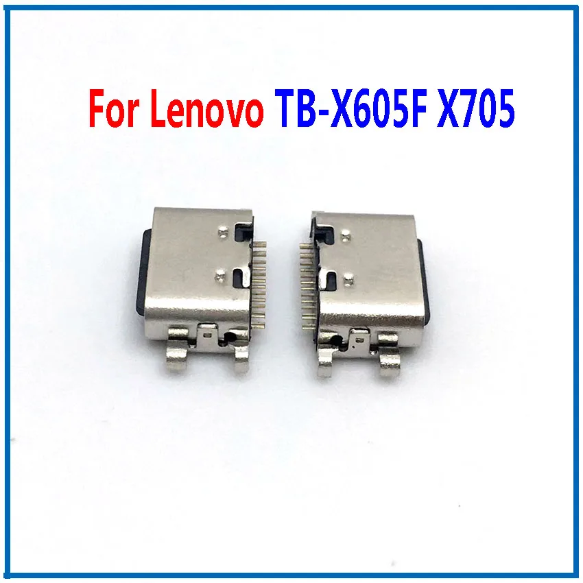 10-100PCS New For Lenovo Tablet PC Tab TB-X605F X605F X705 Type-c USB Jack Socket Charging Port Connector Base Plug