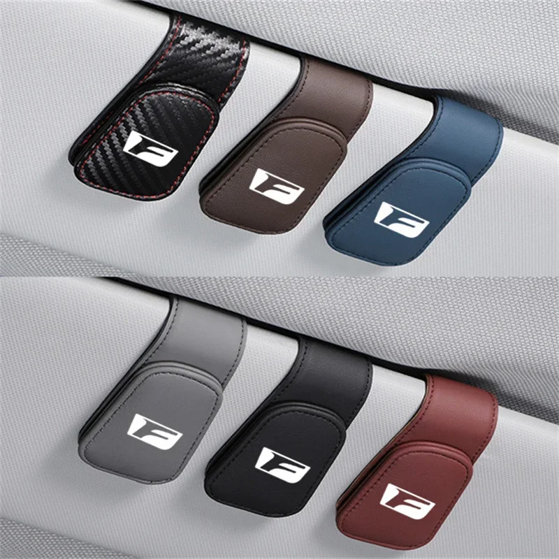Car Eyeglass Holder Glasses Storage Clip for Lexus F LFA ISF GSF RCF ct gs nx es if lc ls Auto Sunglasses Holder Accessories
