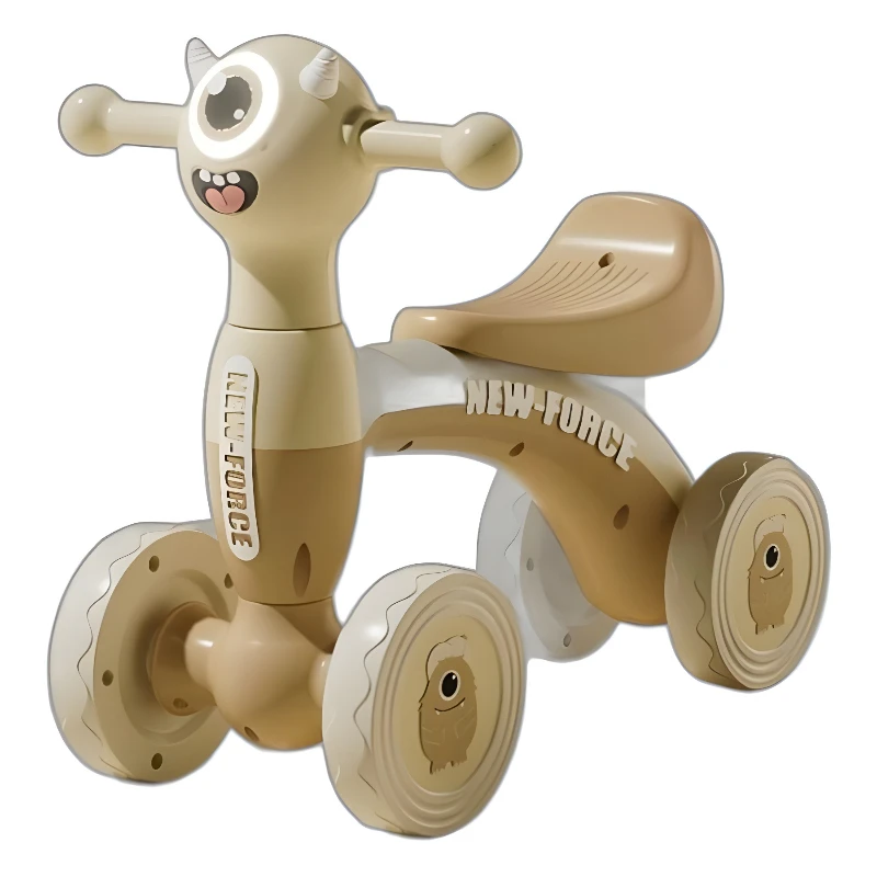 Baby Cartoon Glider Bike Toddler Balance Training 4 Wheels Scooter Outdoor Ride on Toys Baby Walker Gifts for Children Aged 1-3 view 5