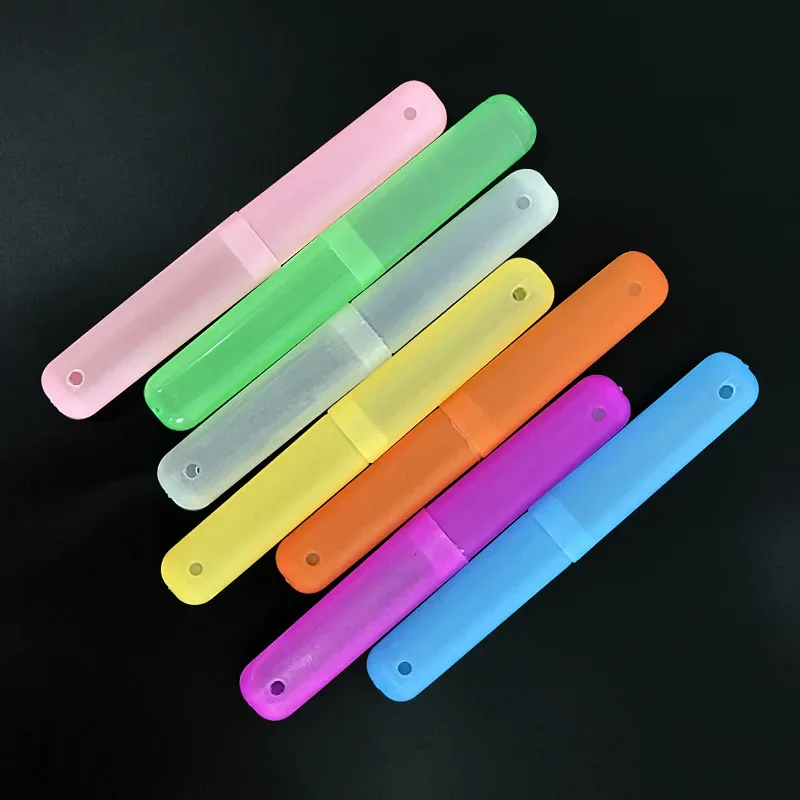 Travel Toothbrush Storage Box Bathroom Toothbrush Holder Storage Case Box Organizer Travel Toiletries Storage Cup New Creative