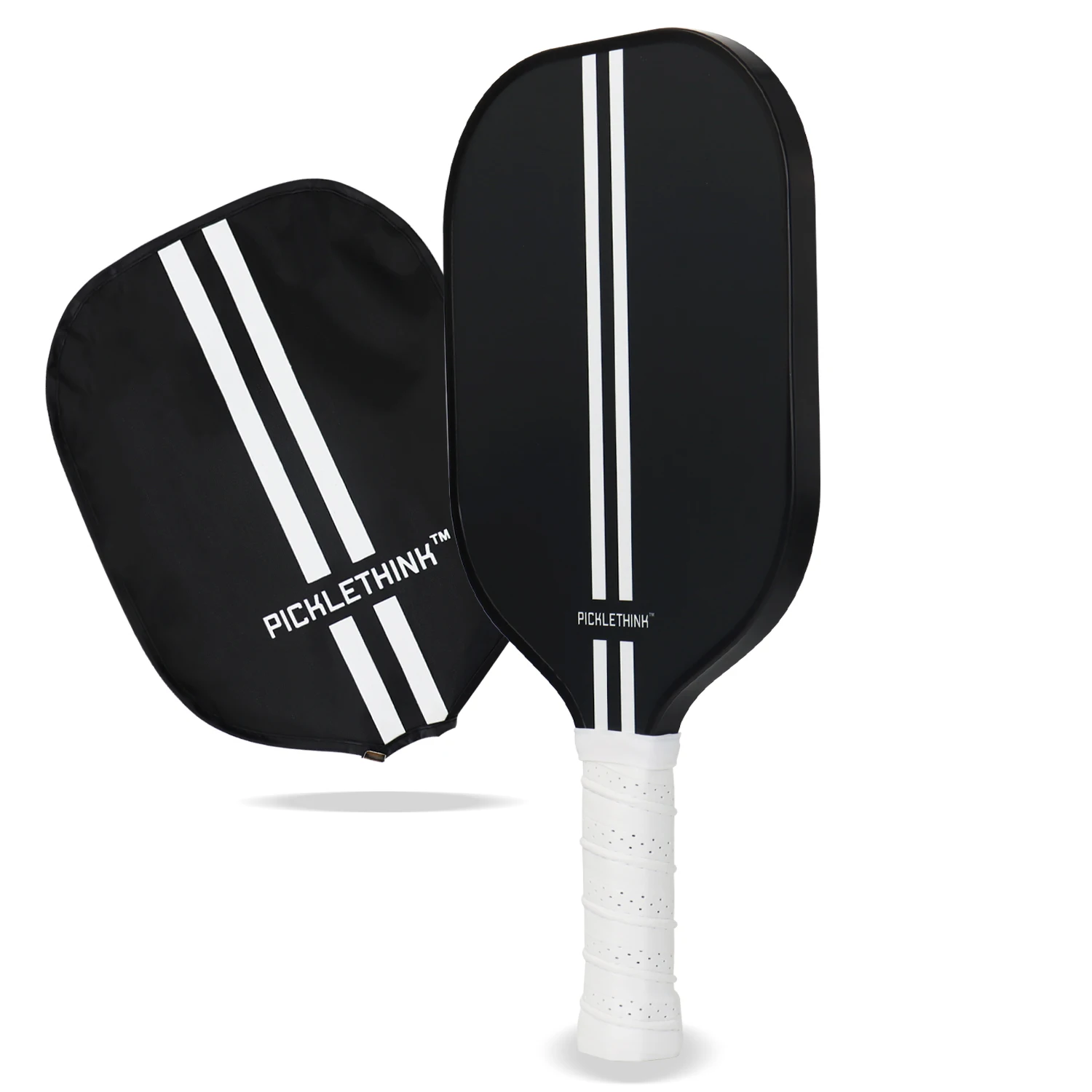 PICKLETHINK-Thermoformed Tech Pickleball Paddle Racket with Cover Bag, Paddle Shovel