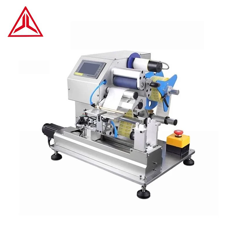 Automatic USB wire harness tube Steel wire hose self-adhesive labeling folding machine flat label cable pasting machine