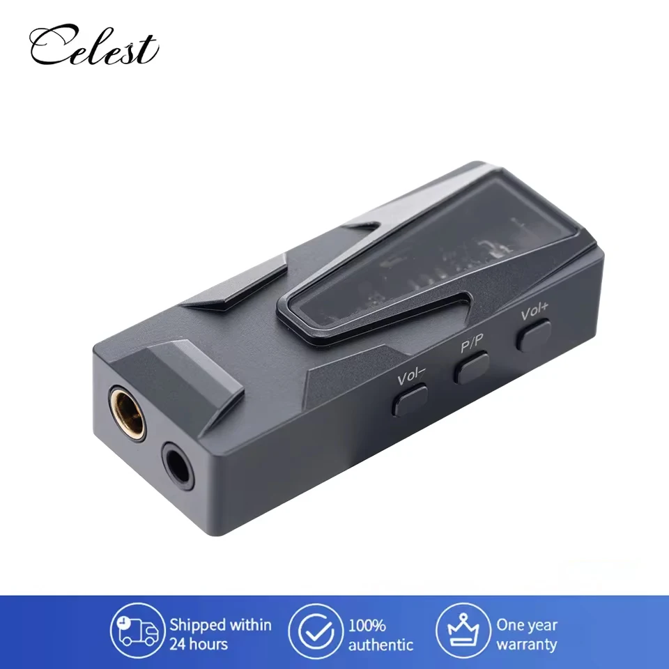 Kinera Celest CD-30 Portable USB DAC HiFi Digital Audio Decoder ES9039Q2M Flagship DAC with 3.5mm + 4.4mm plug
