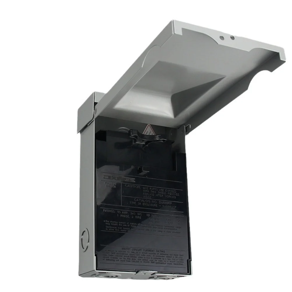 30Amp Switch AC Disconnect Switch Outdoor Electrical Control Easy Wiring Installation 30A Outdoor AC Disconnect Switch