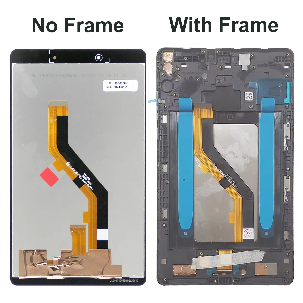 Screen Replacement for Samsung Galaxy Tab A 8.0 (2019) SM-T290 SM-T295 Lcd Display Digital Touch Screen with Frame Assembly ﻿