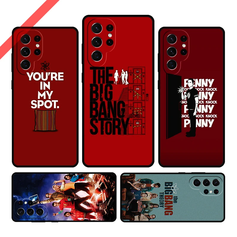 The Big Bang Theory Phone Case For Samsung Galaxy S20 FE S21 S10 S23 Plus S24 S22 Ultra Coque Note20 Note10 S9 S8 Cover Capa