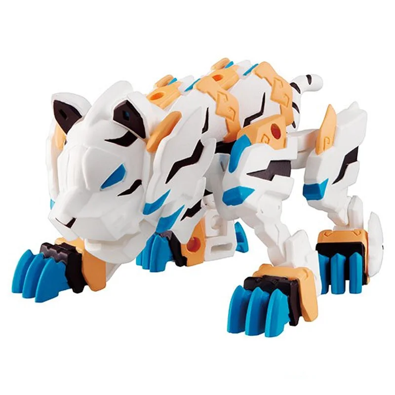 Megahouse-N-202D del ejército de escritorio Original para niños, tigre blanco, dragón verde, MS, figura de acción de Anime, juguetes de montaje, regalos