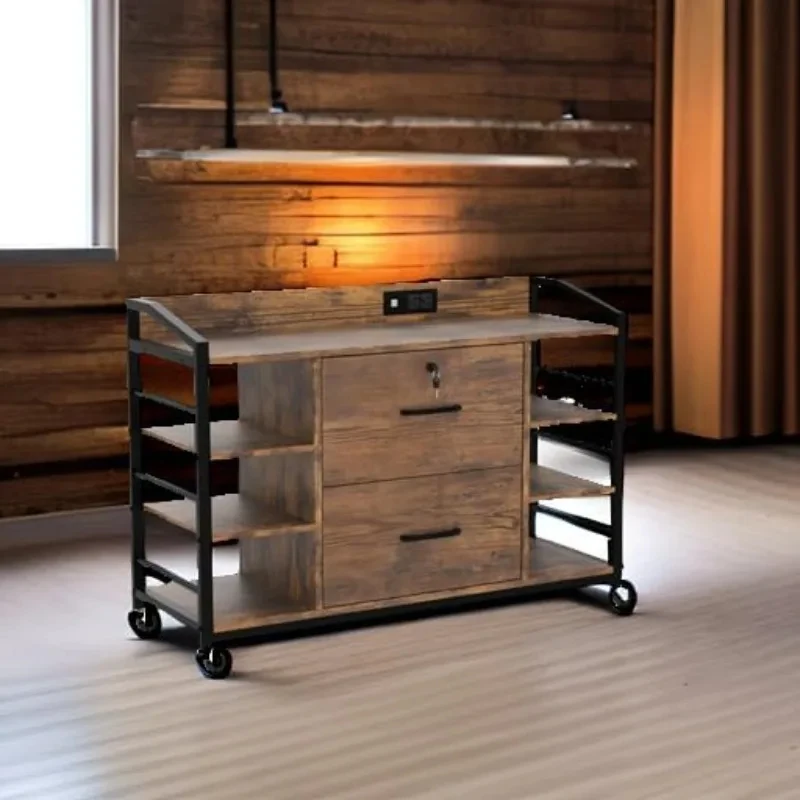 44 , Filing Cinet fits Legal/Letter Size, Drawer File Cinets Home Office with , Power Strip,
