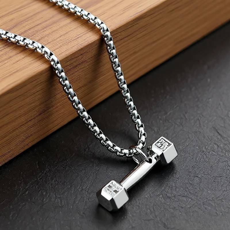 

Мужское ожерелье из нержавеющей стали, женское модное серебряное ожерелье с подвеской в подарок