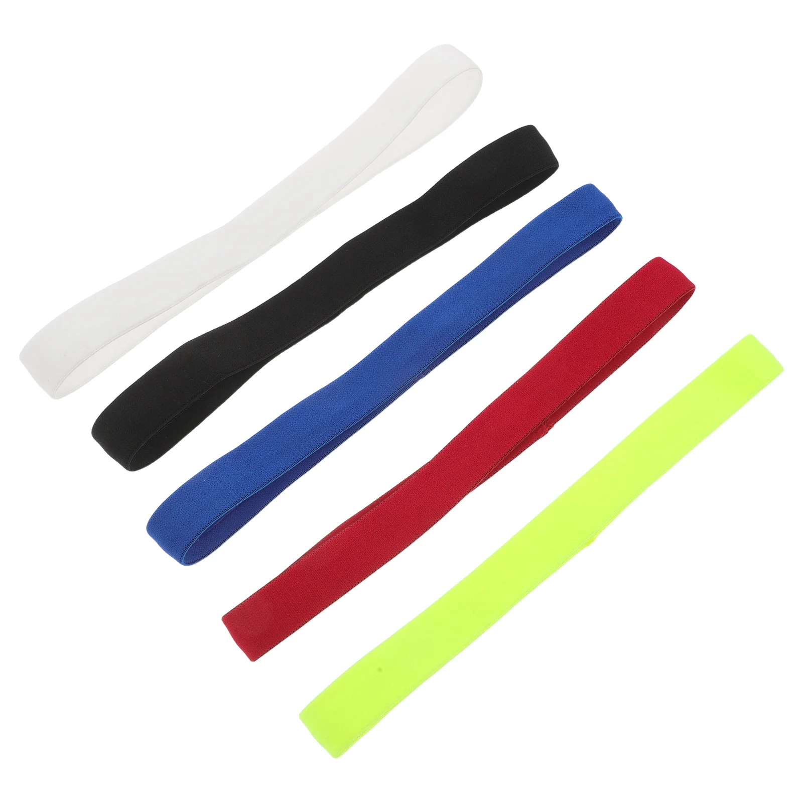 

5Pcs Yoga Elastic Sports Headbands Sweat Absorbing Non Slip Sweatband for Women Running Exercise Gym Workout Fitness Bands