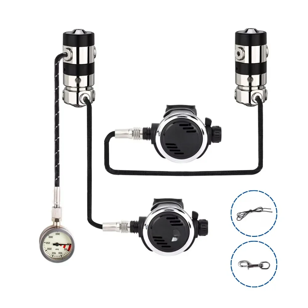 Scuba Diving Regulator Set  Double Tanks Set for Hot Sale Scuba Diving Kit