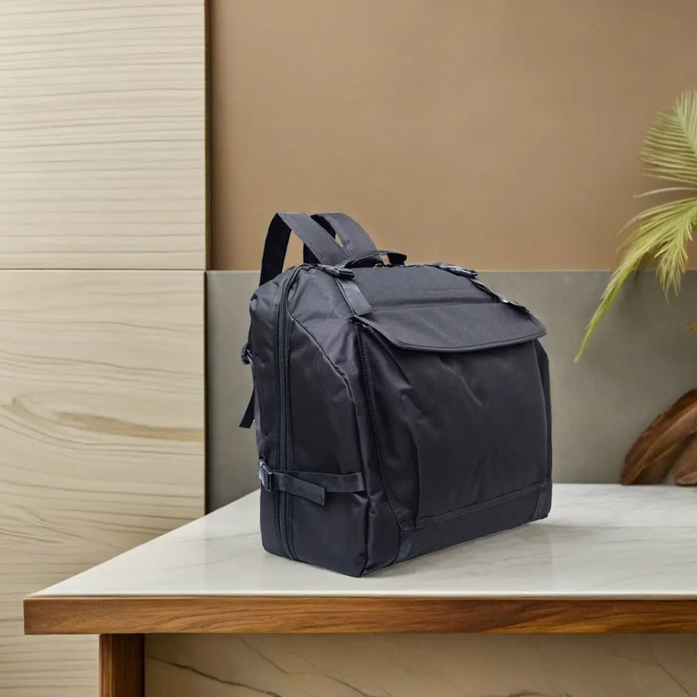 

Handheld Accordion Compatible With 48/60/72 Bass Lightweight Durable Fabric Multiple Storage Compartments For Outdoor Music