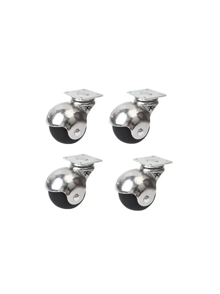 

4 Pcs/Lot 2-inch Light Chrome Plated Wheel, Universal Sofa, Table And Chair, Furniture, Castor, Pulley