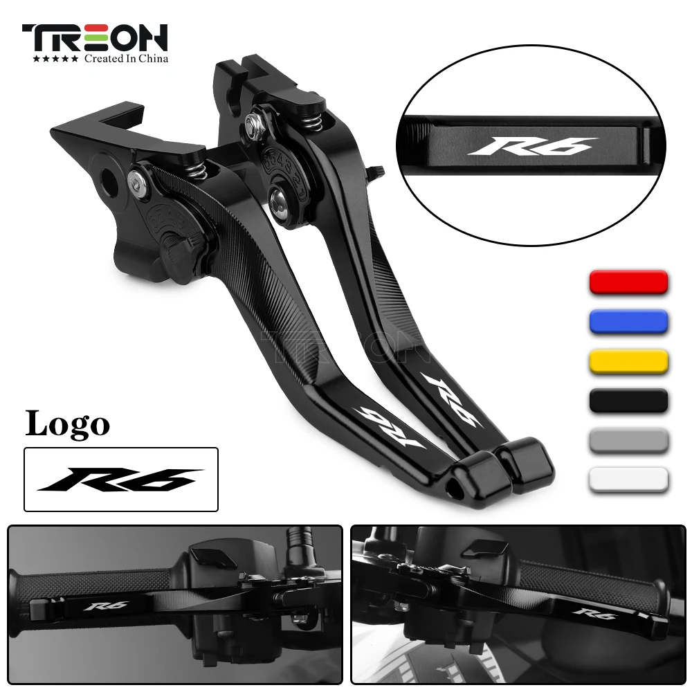 For YAMAHA YZF R6 YZF-R6 2017 2018 2019 2020 High Quality Motorcycle Handles CNC Adjustable Clutch Brake Levers