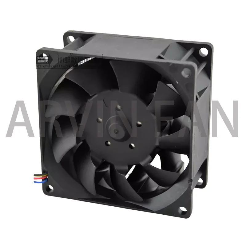 TFB0812UHE DC12V 2.34A 80x80x38 มม.เซิร์ฟเวอร์สแควร์อินเวอร์เตอร์ Axial Cooling พัดลม