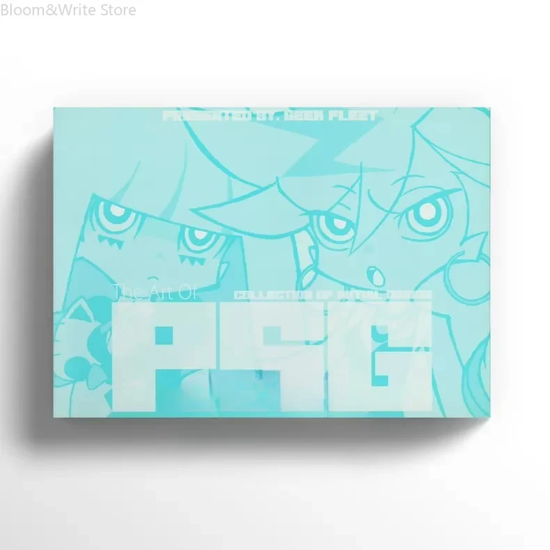 Panty & Stocking with Garterbelt Art Setting Book Vol.1 Vol.2, Trigger Animation Original Line Art & Illustrations Collection