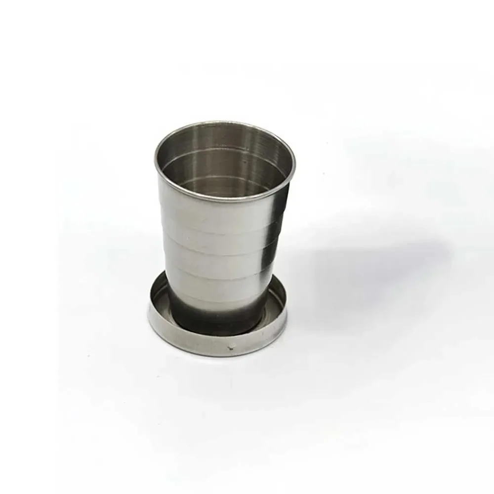1PC Portable High Temperature Resistant Outdoor Travel Compression Cup Telescopic Cup,folding Wine Cup,ultra Small Tea Cup