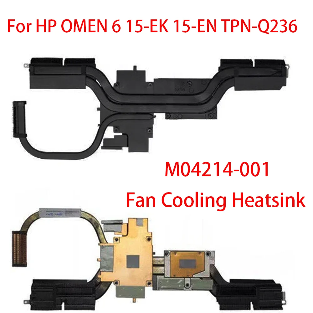 Original For HP OMEN 6 15-EK 15-EN TPN-Q236 TPN-Q238 Laptop Accessory Cooler Fan Cooling Heatsink M04214-001 100% Tested