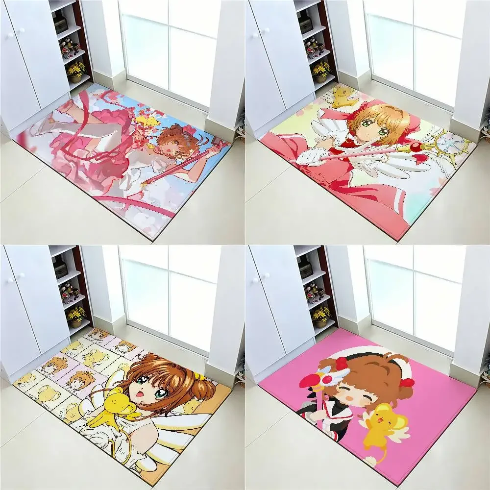 Anime-C-cardcaptor-Sakura-S Kawaii Carpet Bathroom Anti-slip Mat Door Mat Home Decoration Mat Entrance DoorMat Scratch-resistant