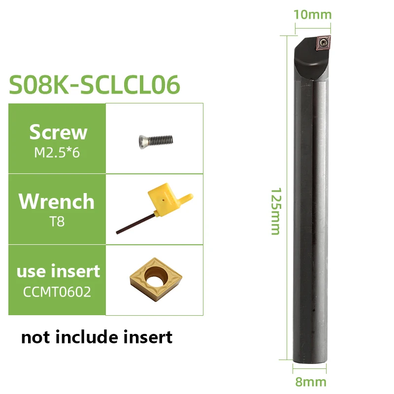 SCLCR Utensili per tornitura interna SCLCL S06K S07K S08K S10K S12M S16Q S20R S25S SCLCR06 SCLCL06 SCLCR09 SCLCL09 Supporto Tornio Taglierina