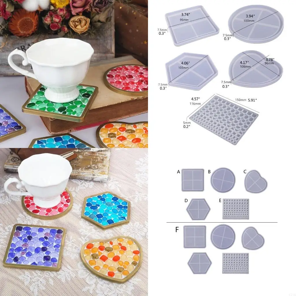 Molds for Resin Casting Rectangle Resin Epoxy Silicone Molds for Making