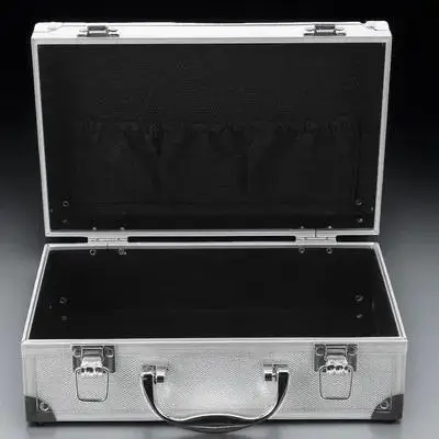

Aluminum Toolbox Tools Case Hard Carrying ganizer Portable Storage Container Mechanics Repair Tools ganizer Box