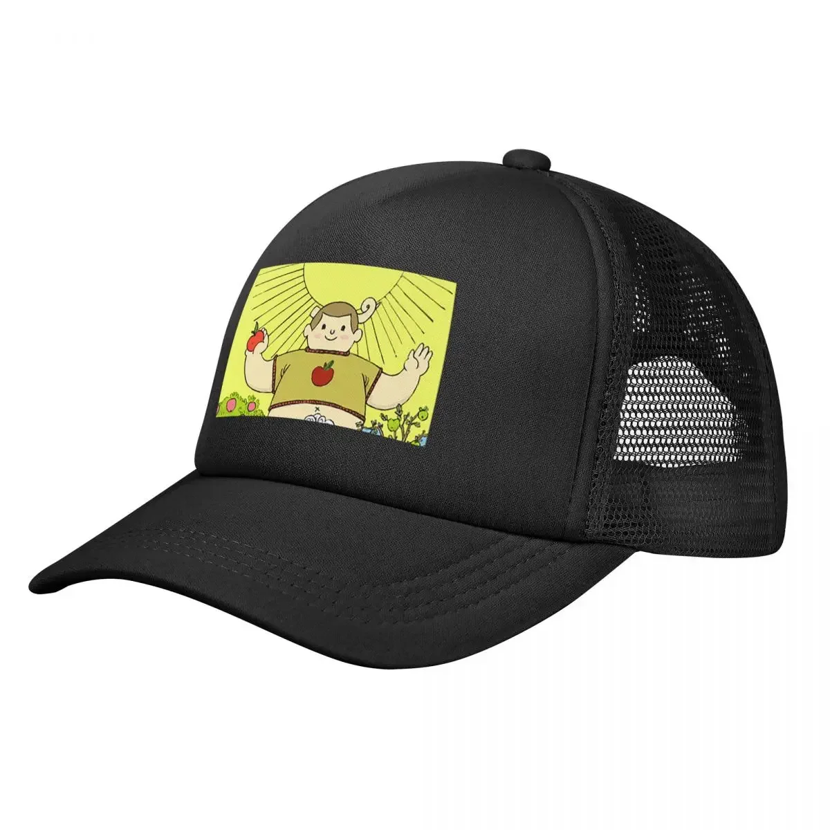Tree Trunks And Mr Pig As The Lovers Tarot Mesh Baseball Caps Snapback Fashion Baseball Hats Breathable Casual Casquette Outdoor