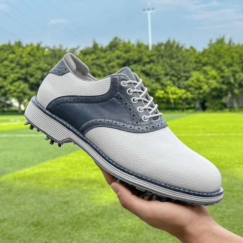 Professional Golf Shoes Men Leather Gym Sneakers Mens Comfortable Golf Training Man Luxury Brand Sport Shoe Men