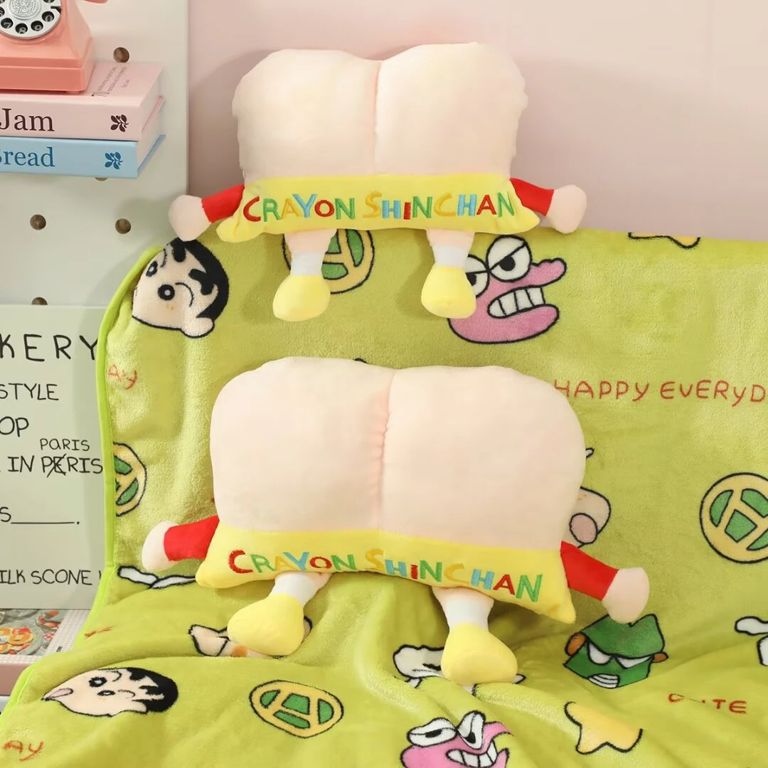 Cute Cartoon Crayon Shin chan Butt Plush pillow Car Headrest Neck Pillow Car Pillow Back Pillow Girl Gift