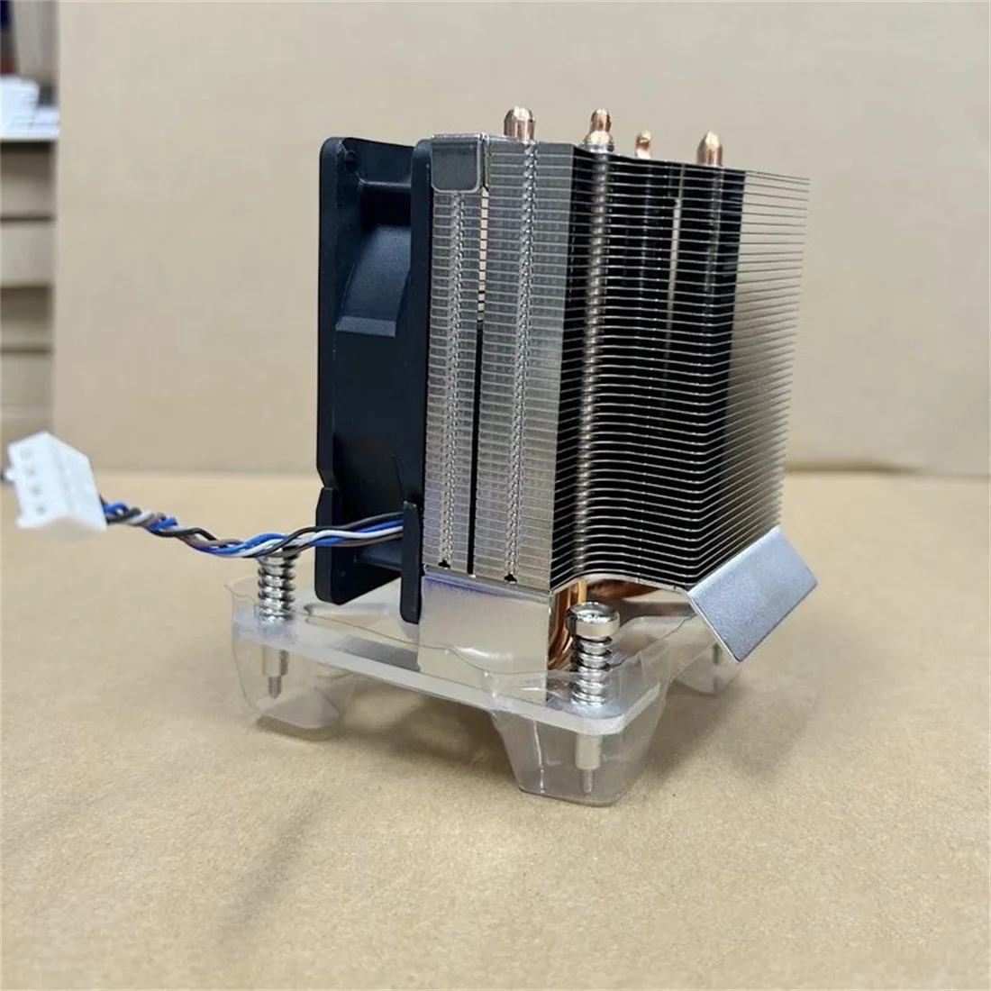 FOR HP ENVY TE01 desktop fan cooler with dual copper pipes supporting 1150 1151 and 1200 pins L70917-001