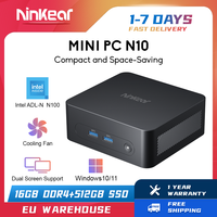 Ninkear N10 Mini PC Intel N100 up to 3.4GHz 16GB DDR4 512GB SSD 2.4G+5G WIFI HDMI 2.0*2 Support dual-screen WIindows 11 computer