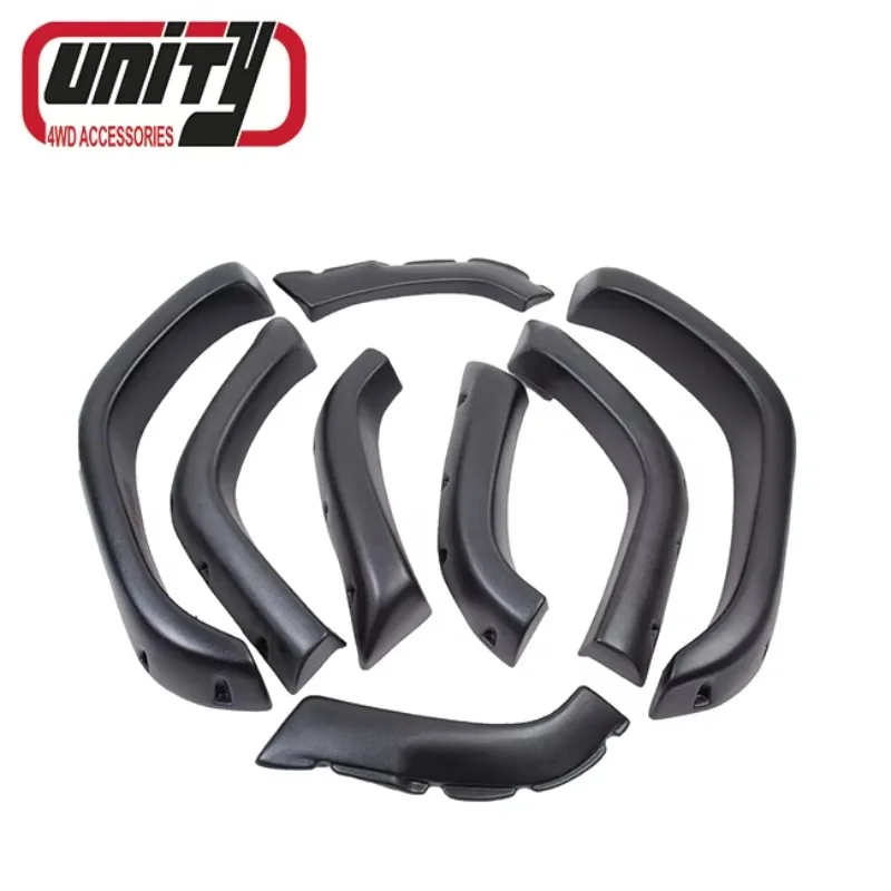 Flat Style Textured Finish 4-Piece Fender Flare For 1984-2001 Cherokee XJ Wheel Arch