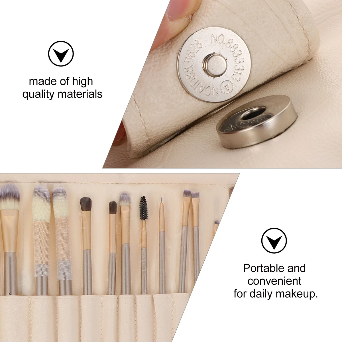 مجموعة فرش مكياج مكونة من 18 قطعة، فرش مستحضرات تجميل لبودرة الوجه الاحترافية للنساء، شعيرات ناعمة سهلة التنظيف ومتعددة الوظائف #5